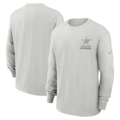 Dallas Cowboys Essential Heavy Max90 Long Sleeve T-Shirt - Gray sale