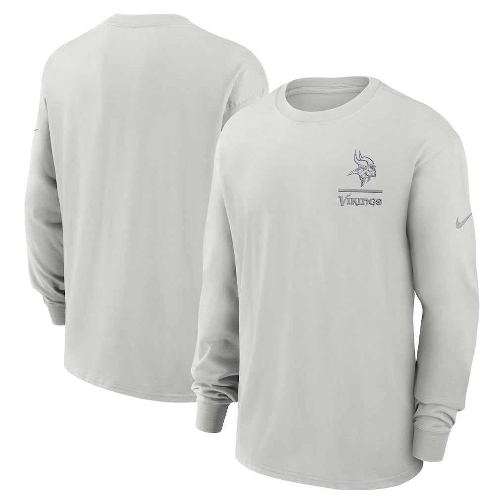 Minnesota Vikings Essential Heavy Max90 Long Sleeve T-Shirt - Gray outlet
