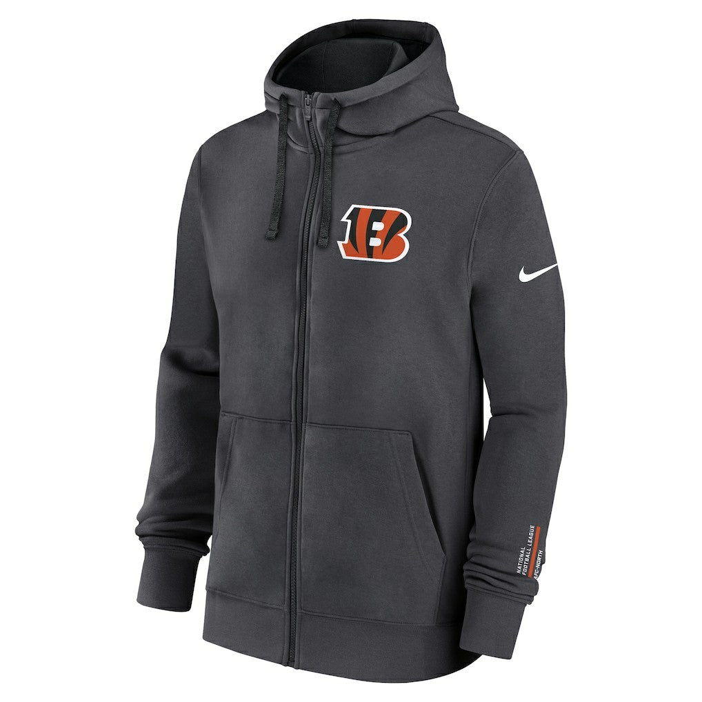 Cincinnati Bengals Primetime Club Full-Zip Hoodie - Anthracite outlet