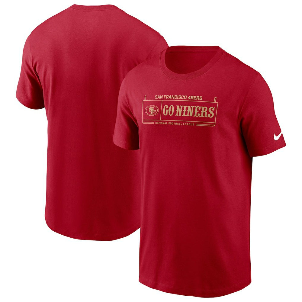 San Francisco 49ers Primetime Local Essential T-Shirt - Scarlet discount