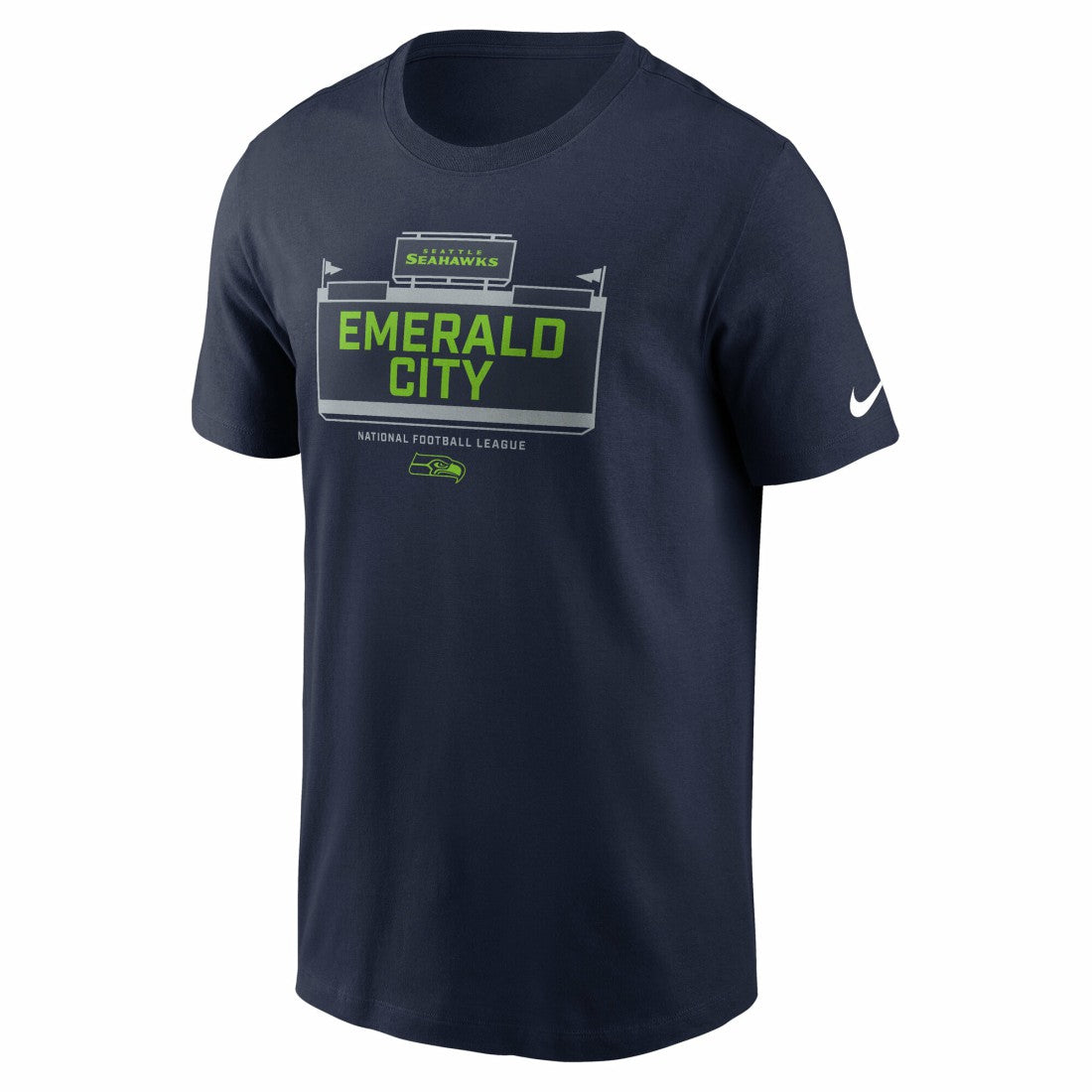 Seattle Seahawks Primetime Local Essential T-Shirt - College Navy on sale