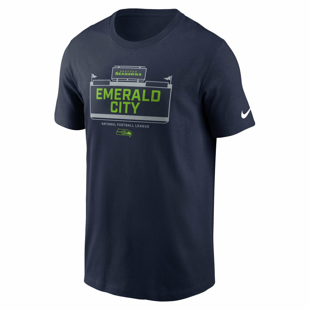 Seattle Seahawks Primetime Local Essential T-Shirt - College Navy on sale