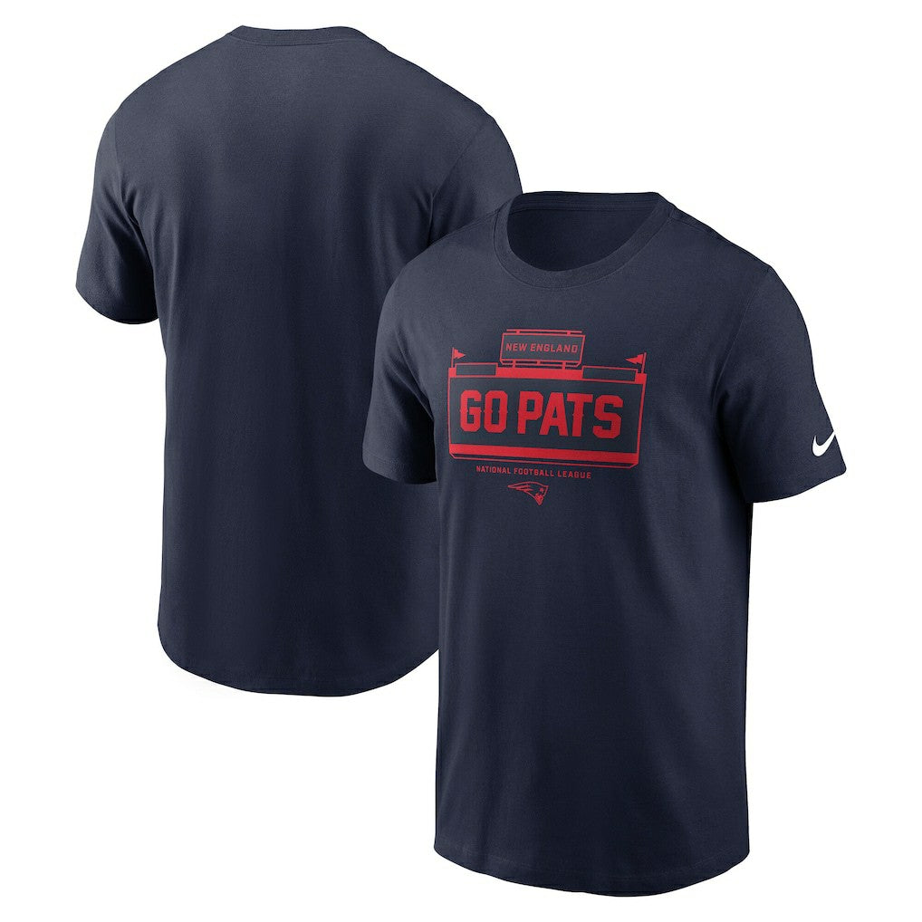 New England Patriots Primetime Local Essential T-Shirt - Navy sale
