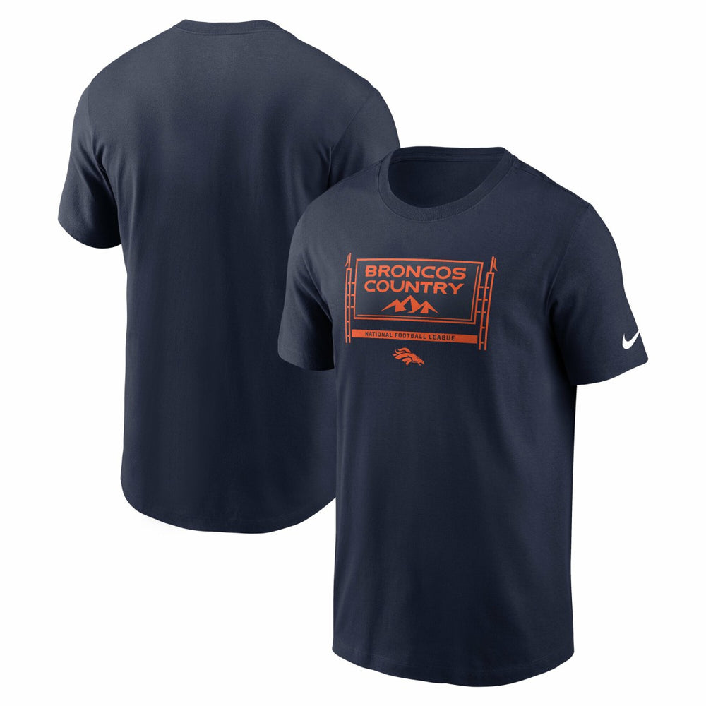 Denver Broncos Primetime Local Essential T-Shirt - Navy discount