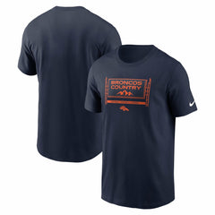 Denver Broncos Primetime Local Essential T-Shirt - Navy discount