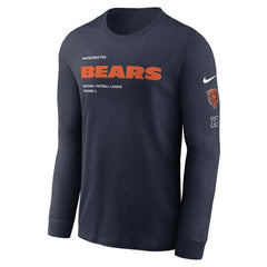 Chicago Bears Play to Win Essential Long Sleeve T-Shirt - Navy sale