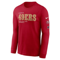 San Francisco 49ers Play to Win Essential Long Sleeve T-Shirt - Scarlet cheap