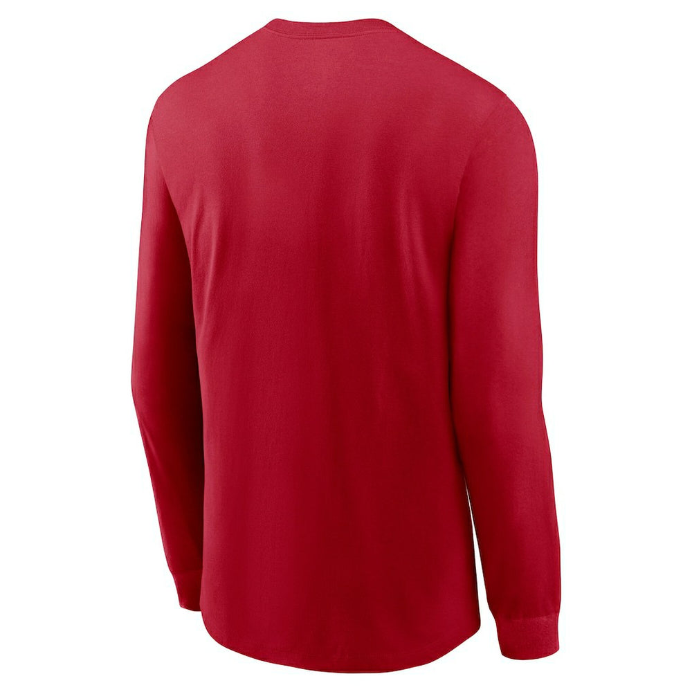 San Francisco 49ers Play to Win Essential Long Sleeve T-Shirt - Scarlet cheap