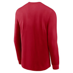 San Francisco 49ers Play to Win Essential Long Sleeve T-Shirt - Scarlet cheap