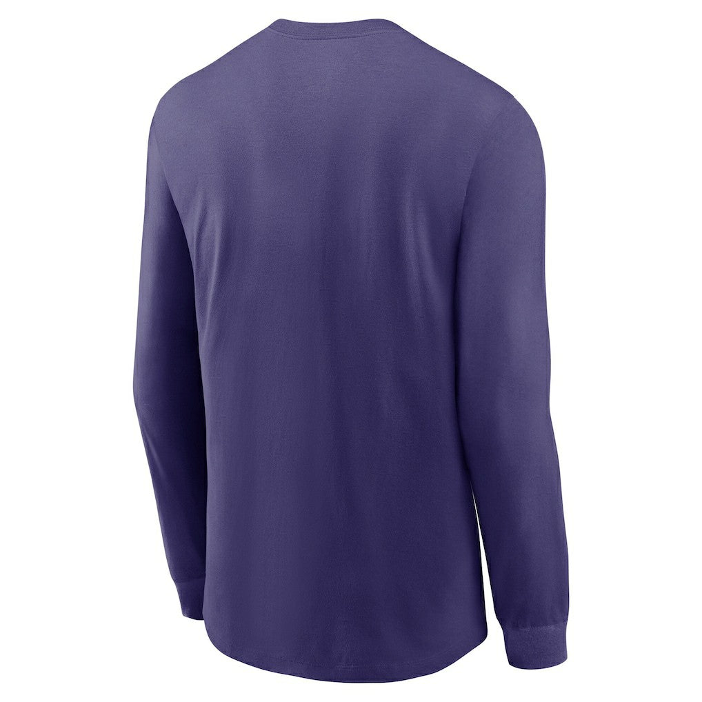Baltimore Ravens Play to Win Essential Long Sleeve T-Shirt - Purple cheap