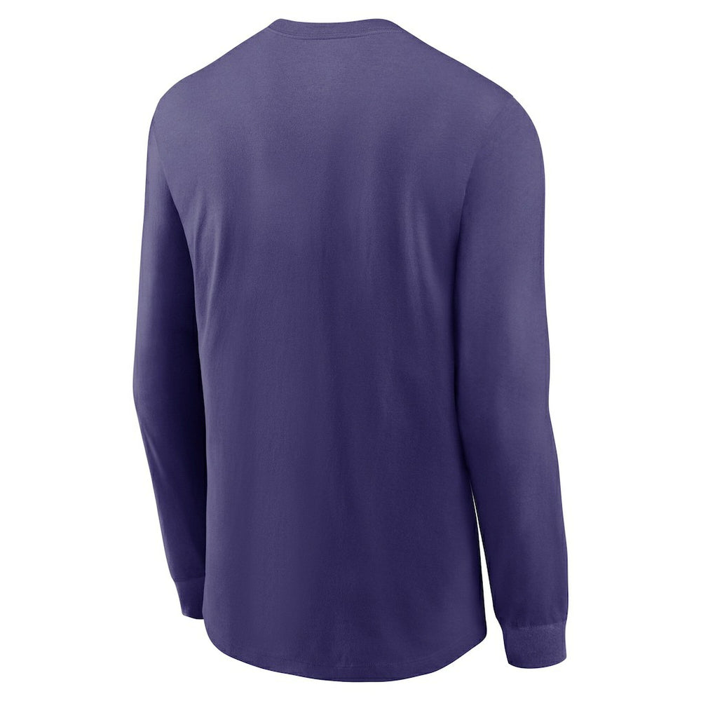Baltimore Ravens Play to Win Essential Long Sleeve T-Shirt - Purple cheap