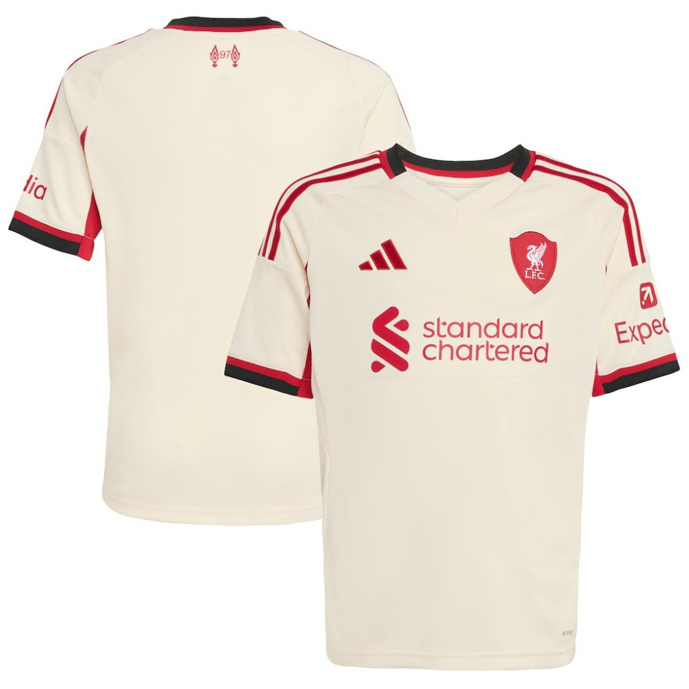Liverpool Youth 2025/26 Away Replica Jersey - White sale