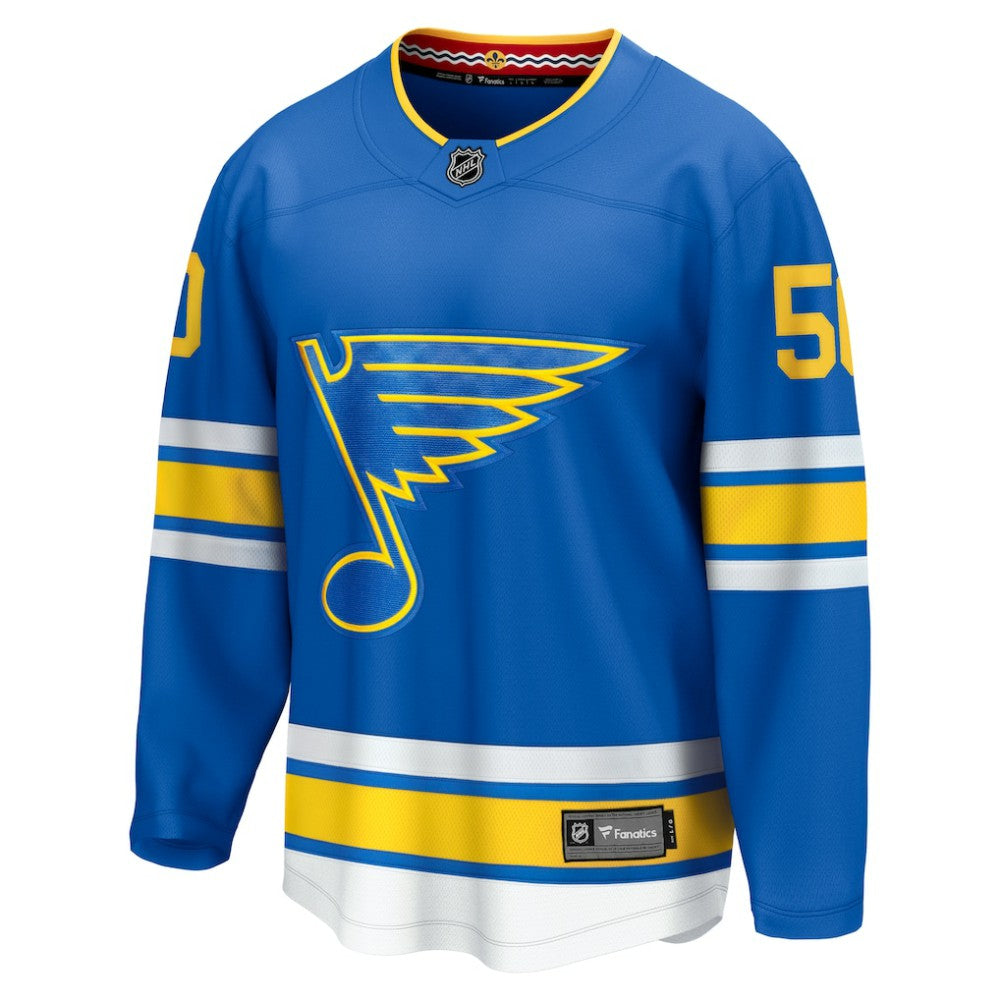 Jordan Binnington St. Louis Blues Fanatics Home Breakaway Player Jersey - Blue Jerseys