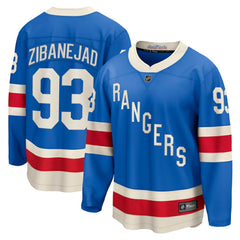 Mika Zibanejad New York Rangers Fanatics Centennial Breakaway Jersey - Blue Jerseys