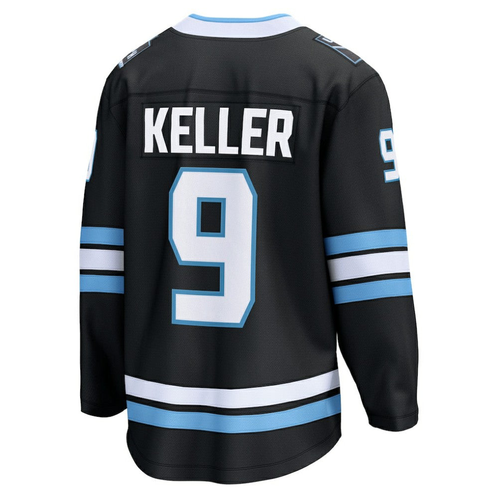 Clayton Keller Utah Mammoth Fanatics Home Breakaway Player Jersey - Black Jerseys