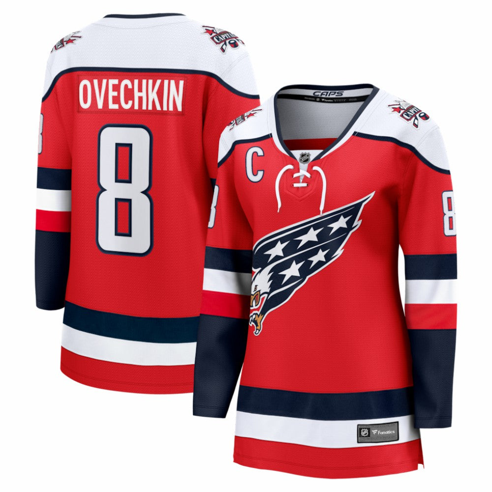 Alexander Ovechkin Washington Capitals Fanatics Women's Alternate Breakaway Player Jersey - Red Jerseys