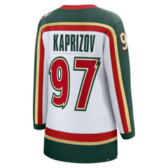 Kirill Kaprizov Minnesota Wild Fanatics Women's 25th Anniversary Breakaway Player Jersey - White Jerseys