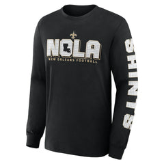 New Orleans Saints Hometown Sweep Legacy Long Sleeve T-Shirt - Black online