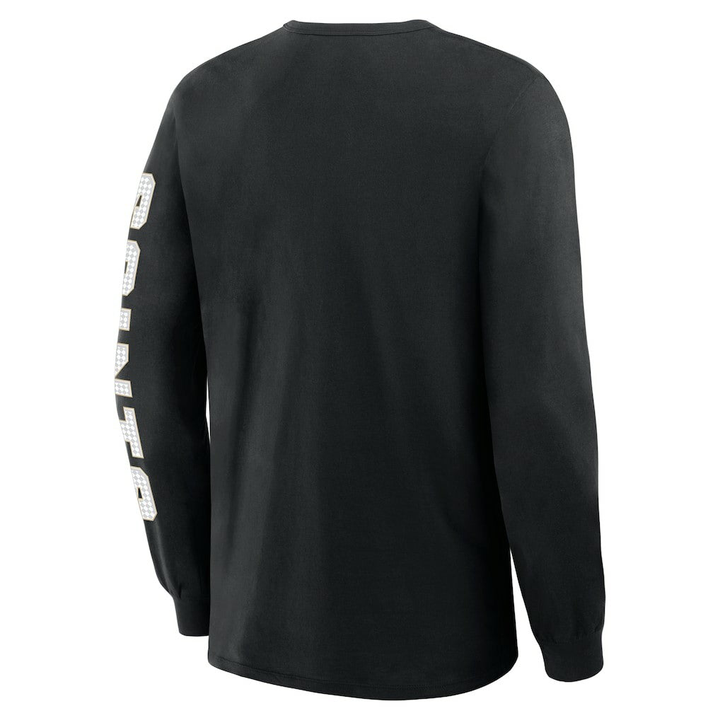 New Orleans Saints Hometown Sweep Legacy Long Sleeve T-Shirt - Black online
