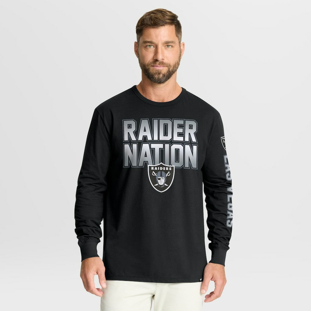 Las Vegas Raiders Hometown Sweep Legacy Long Sleeve T-Shirt - Black on sale