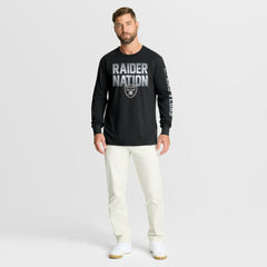 Las Vegas Raiders Hometown Sweep Legacy Long Sleeve T-Shirt - Black on sale