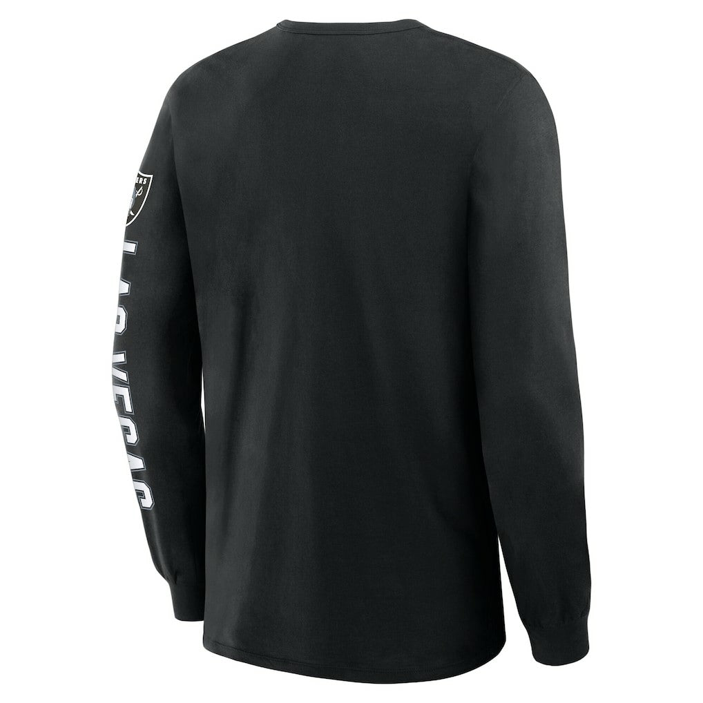 Las Vegas Raiders Hometown Sweep Legacy Long Sleeve T-Shirt - Black on sale