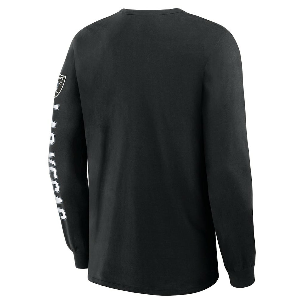 Las Vegas Raiders Hometown Sweep Legacy Long Sleeve T-Shirt - Black on sale