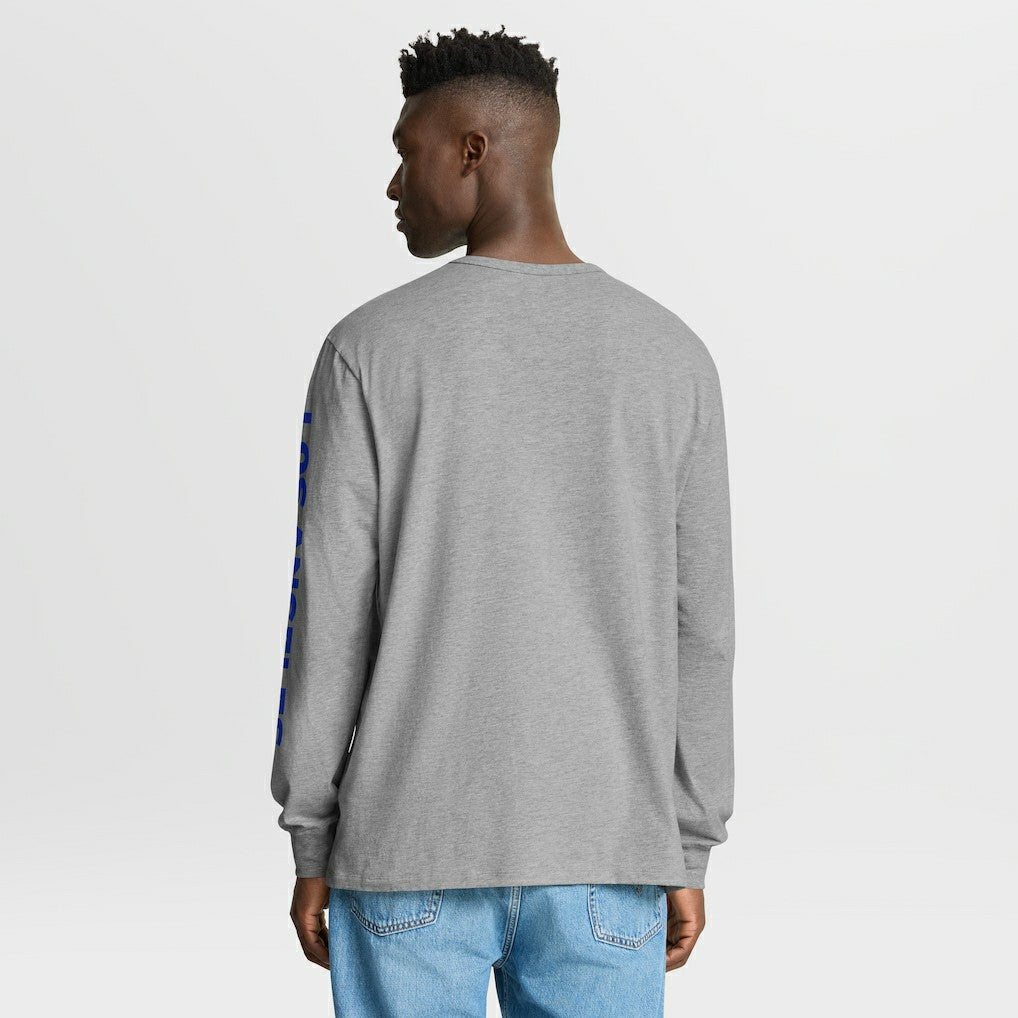 Los Angeles Rams Hometown Sweep Legacy Long Sleeve T-Shirt - Heather Gray cheap