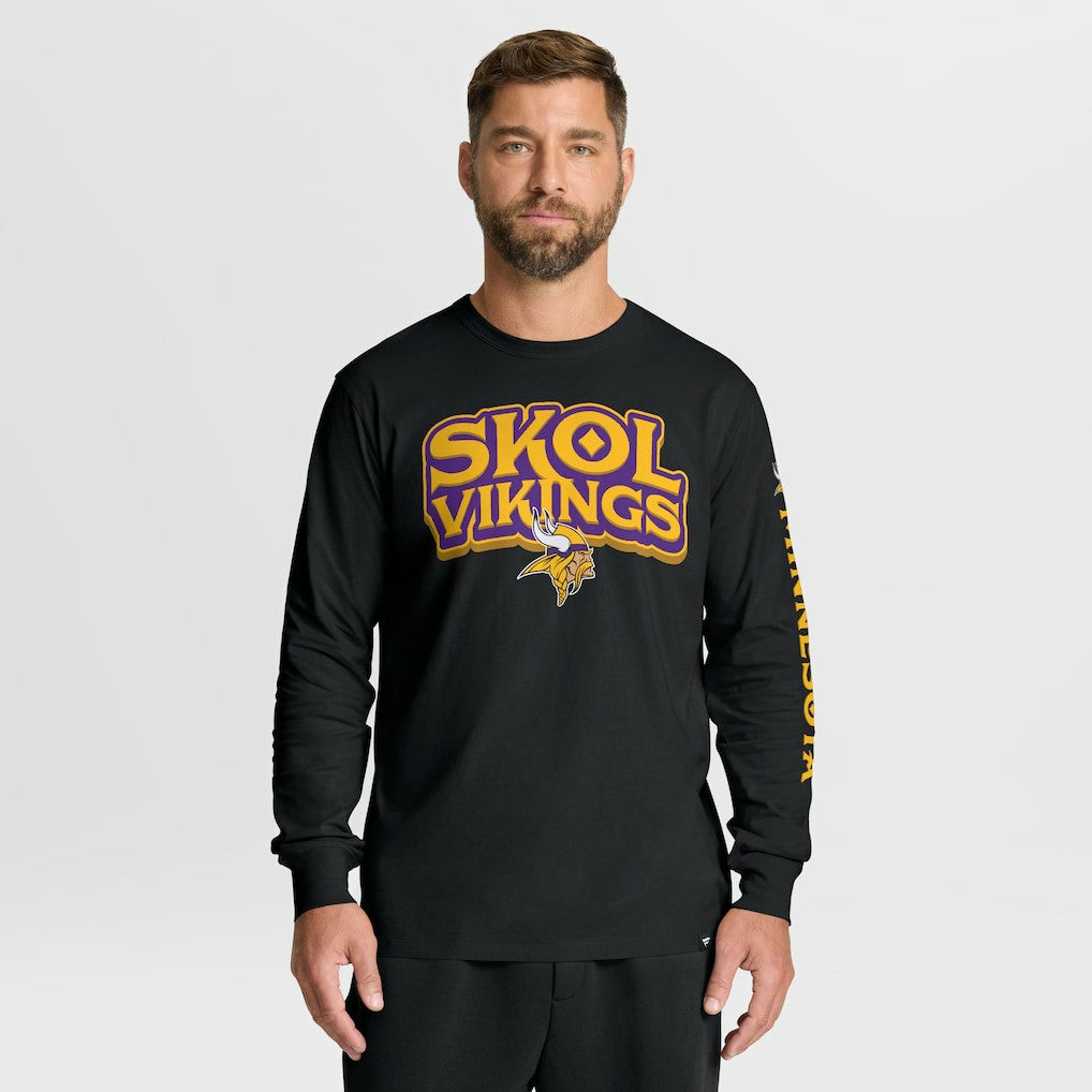 Minnesota Vikings Hometown Sweep Legacy Long Sleeve T-Shirt - Black cheap