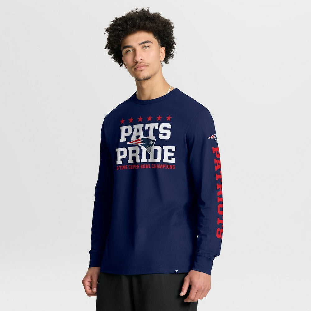 New England Patriots Hometown Sweep Legacy Long Sleeve T-Shirt - Navy online