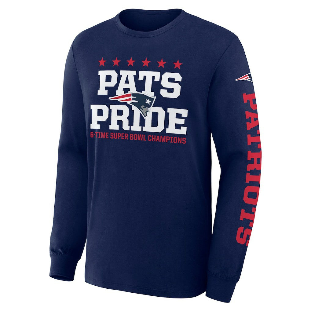 New England Patriots Hometown Sweep Legacy Long Sleeve T-Shirt - Navy online