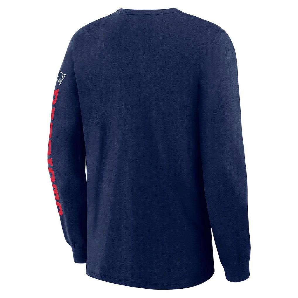 New England Patriots Hometown Sweep Legacy Long Sleeve T-Shirt - Navy online