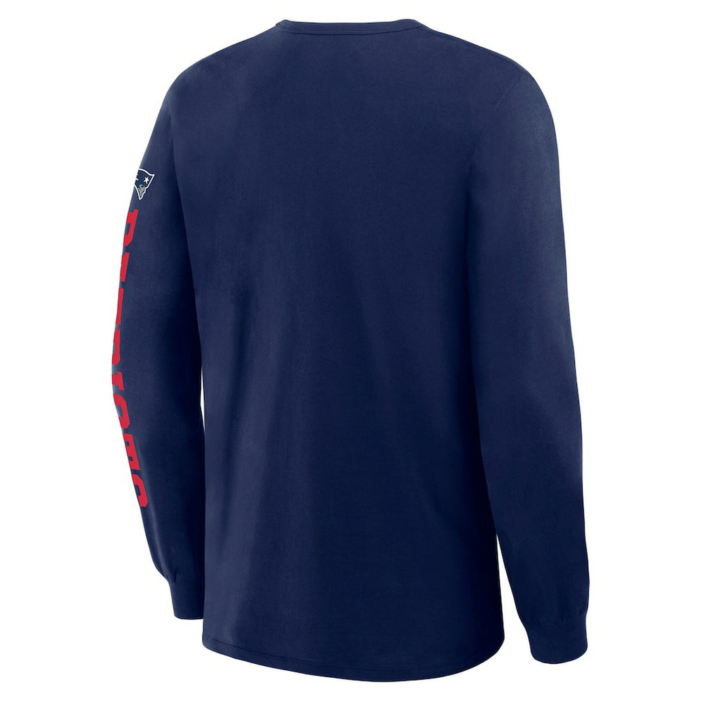 New England Patriots Hometown Sweep Legacy Long Sleeve T-Shirt - Navy online