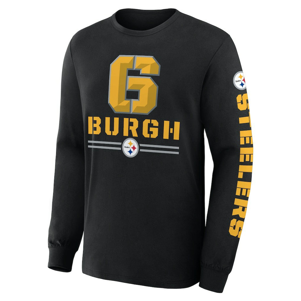 Pittsburgh Steelers Hometown Sweep Legacy Long Sleeve T-Shirt - Black cheap