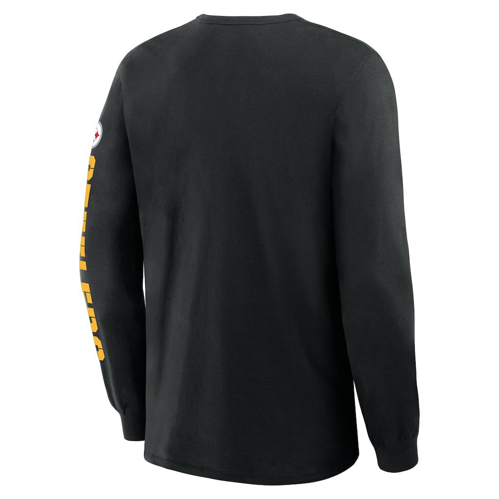 Pittsburgh Steelers Hometown Sweep Legacy Long Sleeve T-Shirt - Black cheap