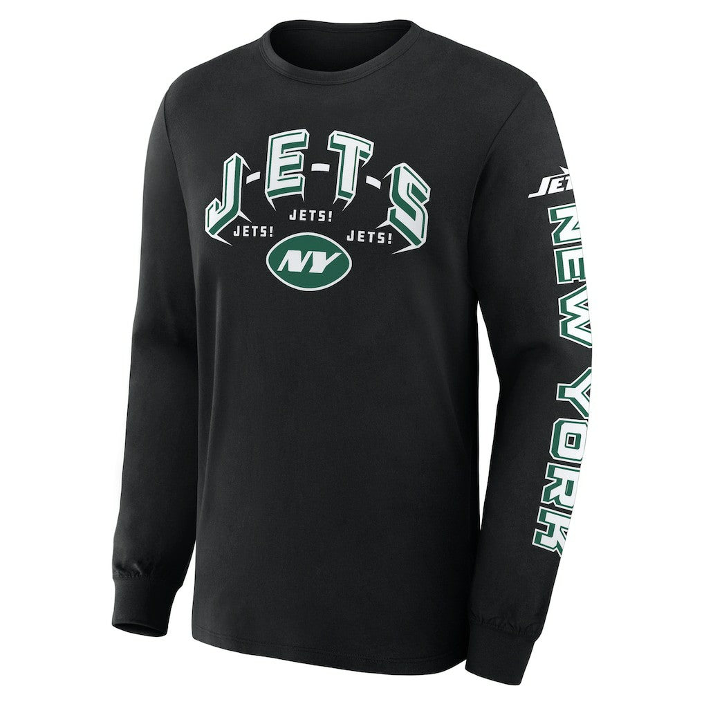 New York Jets Hometown Sweep Legacy Long Sleeve T-Shirt - Black discount
