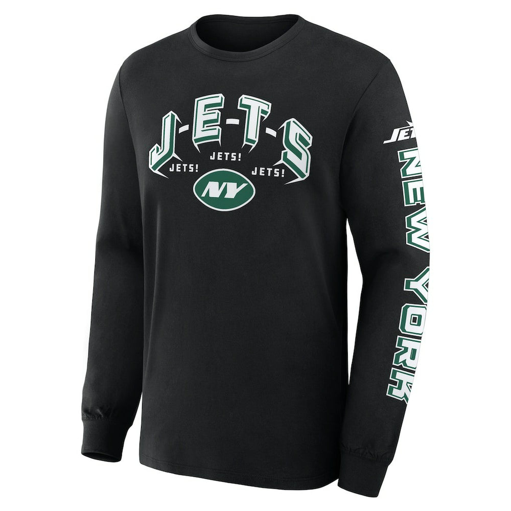 New York Jets Hometown Sweep Legacy Long Sleeve T-Shirt - Black discount