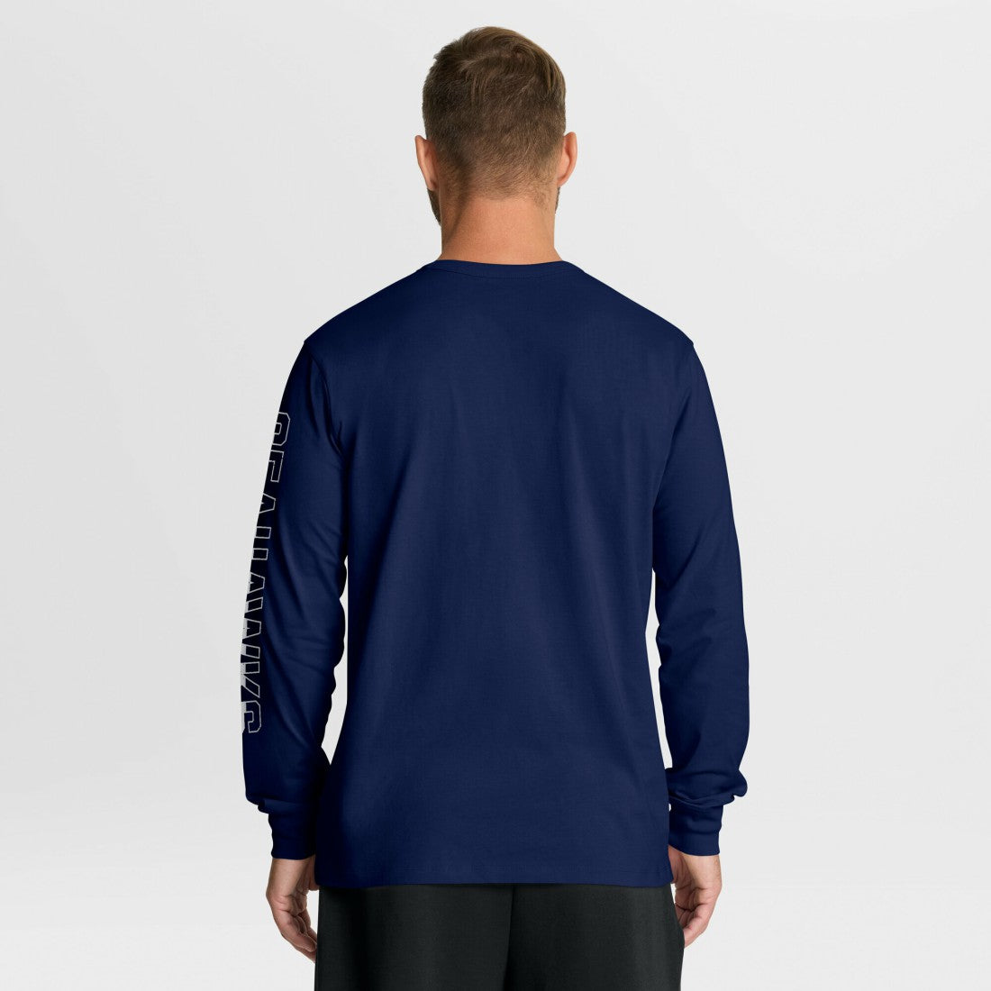 Seattle Seahawks Hometown Sweep Legacy Long Sleeve T-Shirt - College Navy on sale