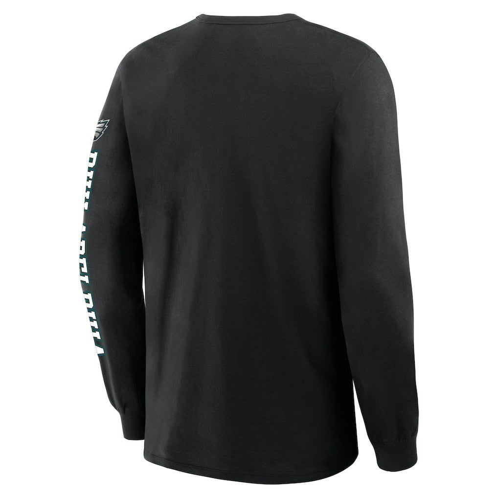Philadelphia Eagles Hometown Sweep Legacy Long Sleeve T-Shirt - Black cheap