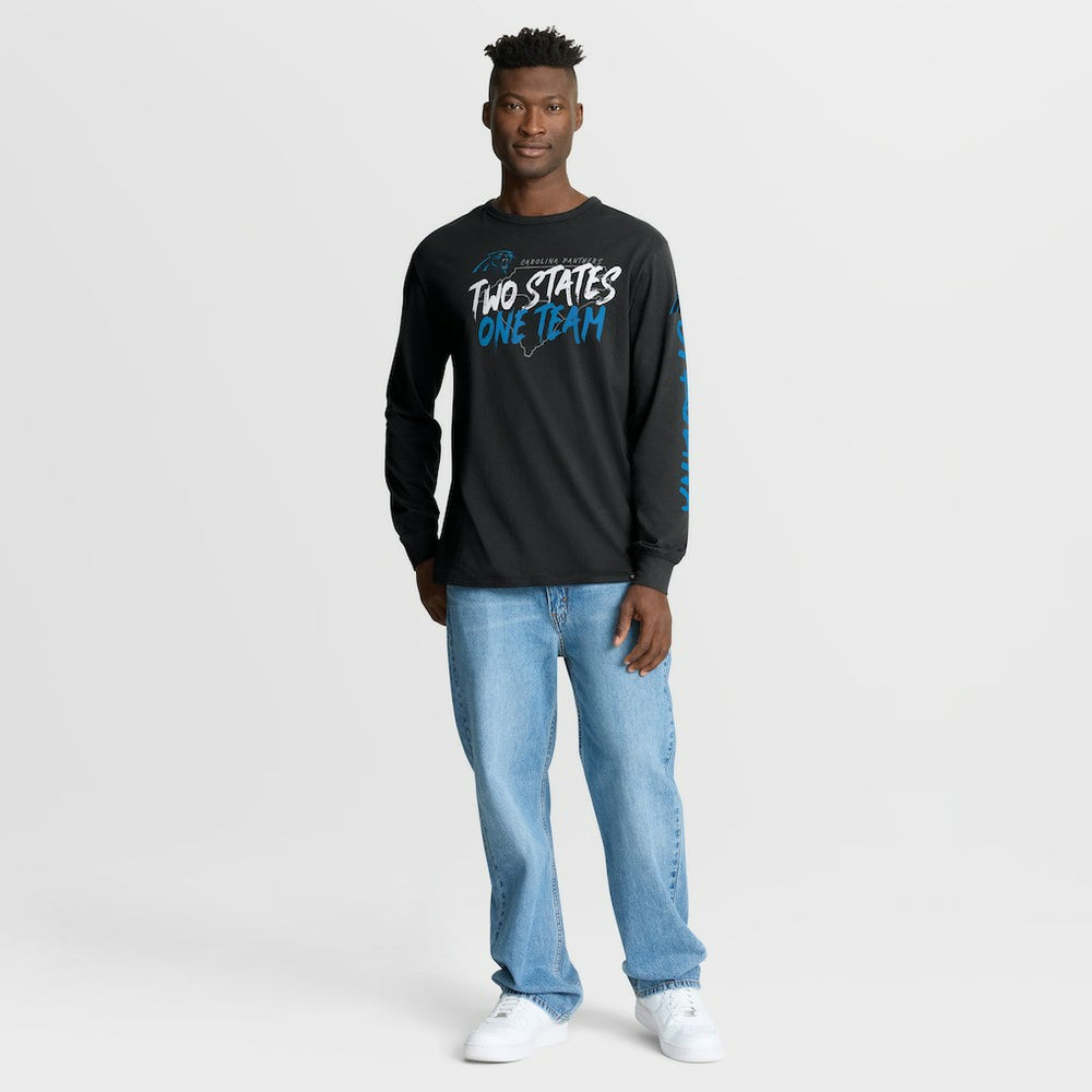 Carolina Panthers Hometown Sweep Legacy Long Sleeve T-Shirt - Black on sale
