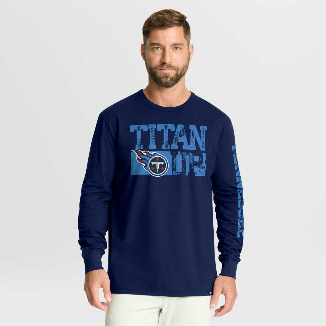 Tennessee Titans Hometown Sweep Legacy Long Sleeve T-Shirt - Navy for sale