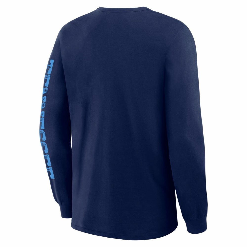 Tennessee Titans Hometown Sweep Legacy Long Sleeve T-Shirt - Navy for sale