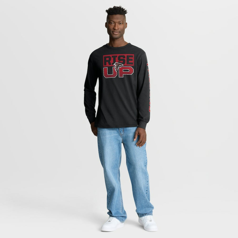 Atlanta Falcons Hometown Sweep Legacy Long Sleeve T-Shirt - Black cheap