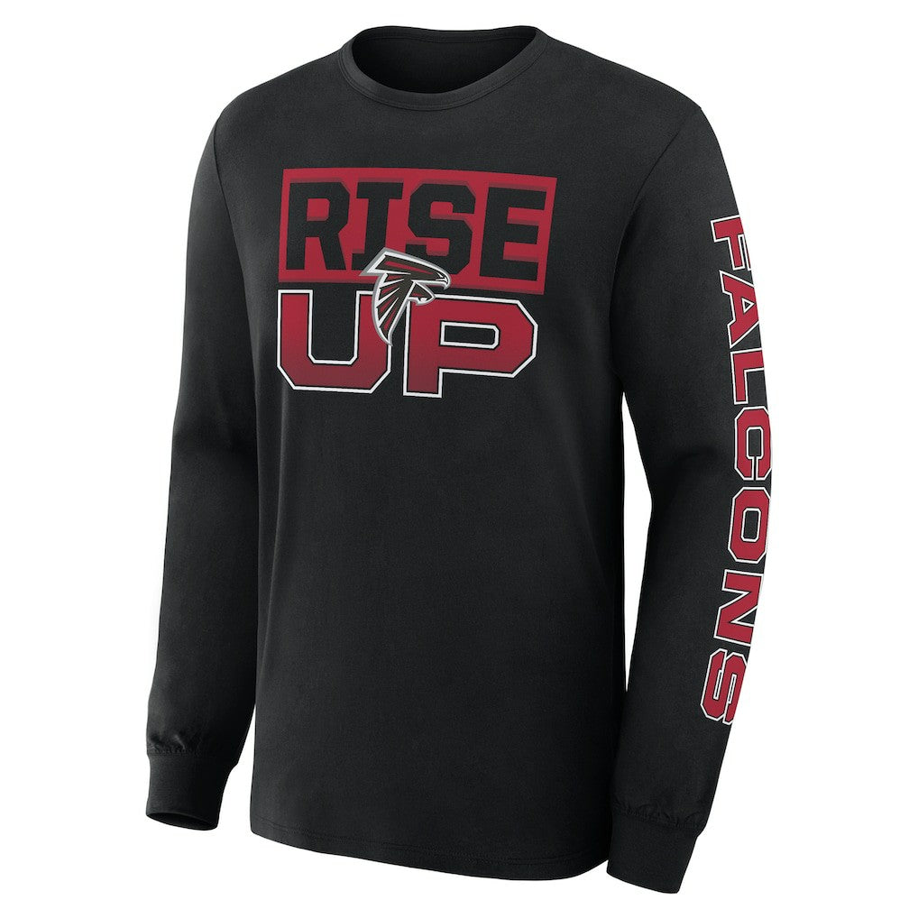 Atlanta Falcons Hometown Sweep Legacy Long Sleeve T-Shirt - Black cheap