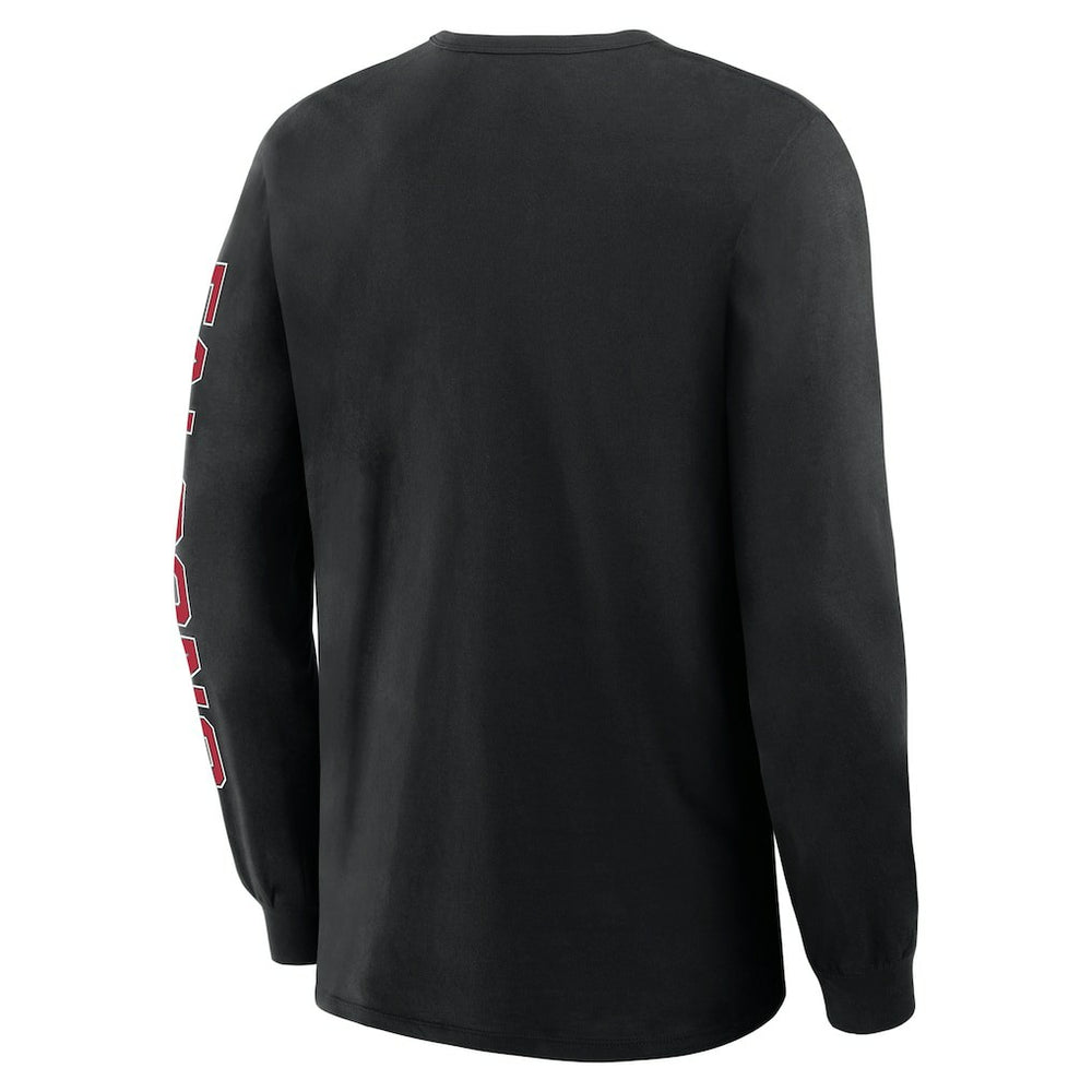 Atlanta Falcons Hometown Sweep Legacy Long Sleeve T-Shirt - Black cheap