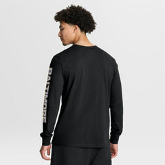 Baltimore Ravens Hometown Sweep Legacy Long Sleeve T-Shirt - Black discount