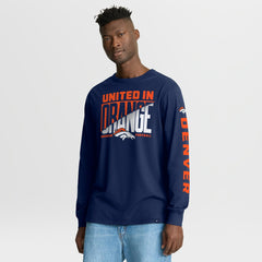 Denver Broncos Hometown Sweep Legacy Long Sleeve T-Shirt - Navy discount