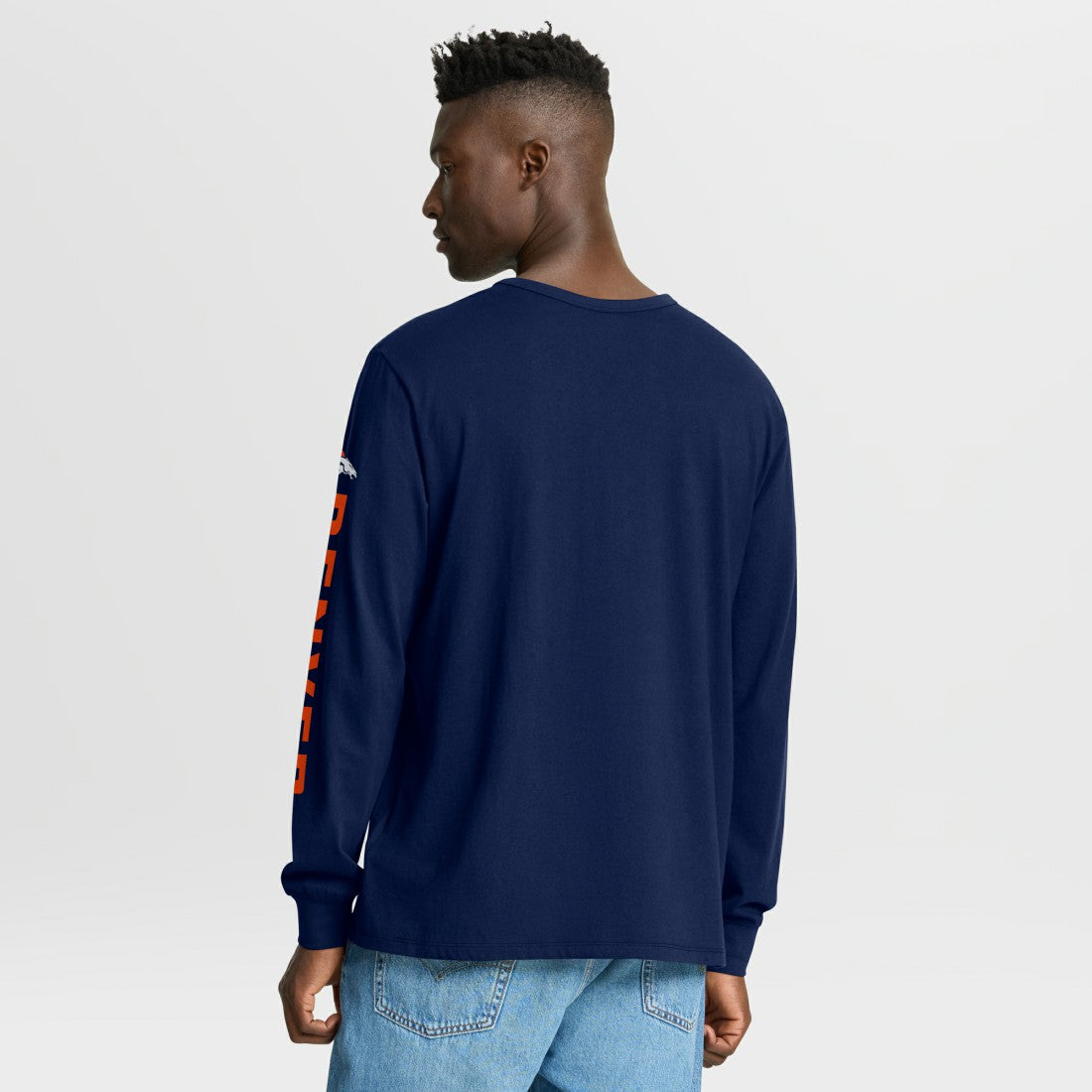 Denver Broncos Hometown Sweep Legacy Long Sleeve T-Shirt - Navy discount