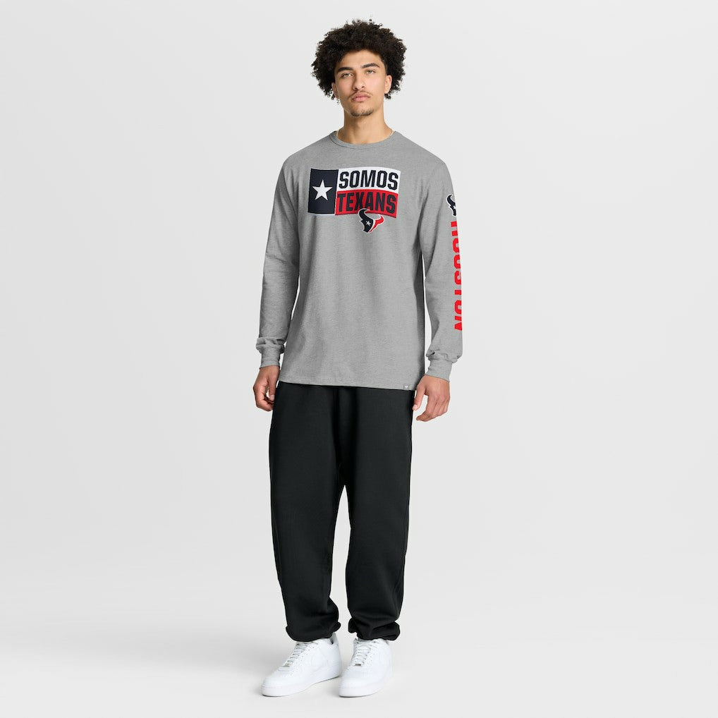 Houston Texans Hometown Sweep Legacy Long Sleeve T-Shirt - Heather Gray outlet