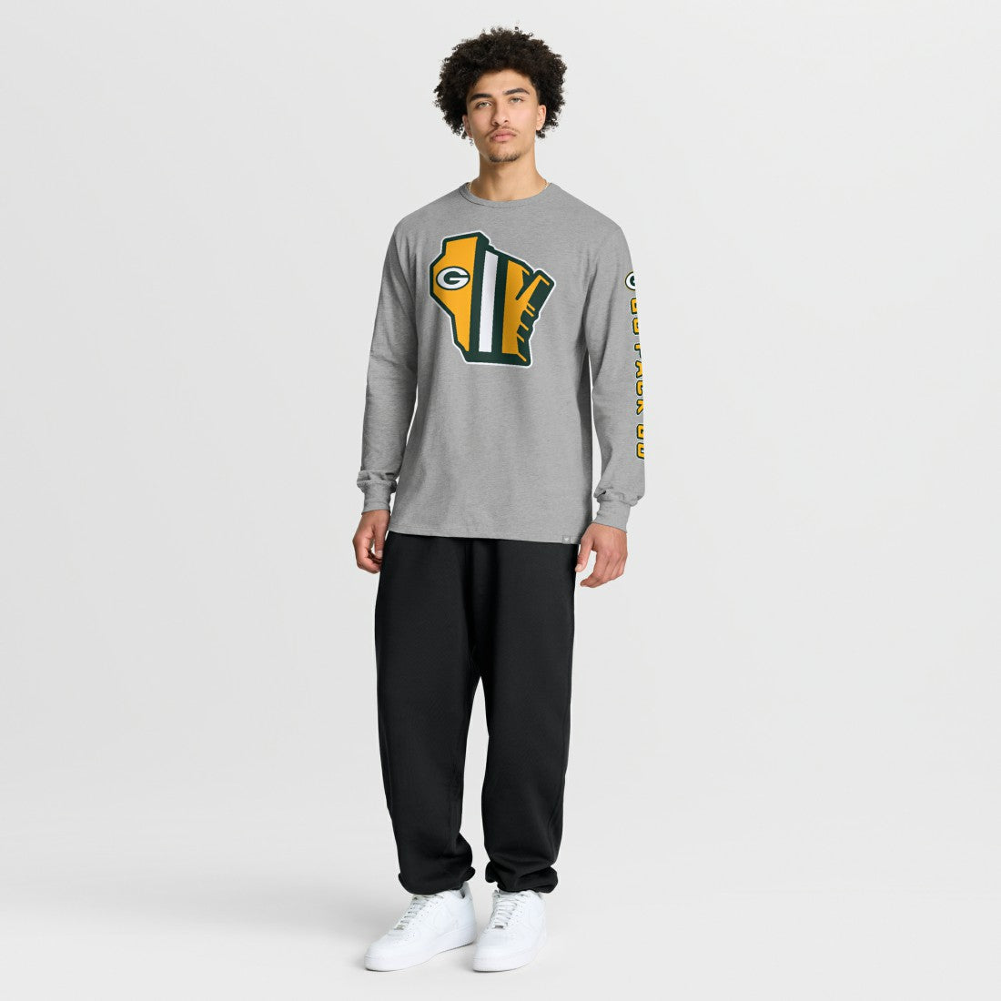 Green Bay Packers Hometown Sweep Legacy Long Sleeve T-Shirt - Heather Gray outlet